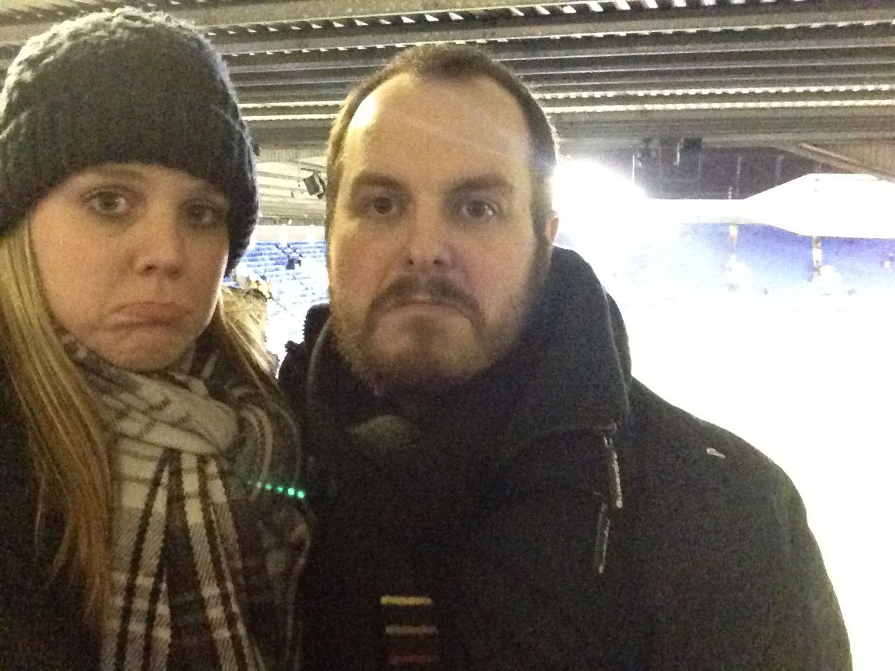 Post game frowns...