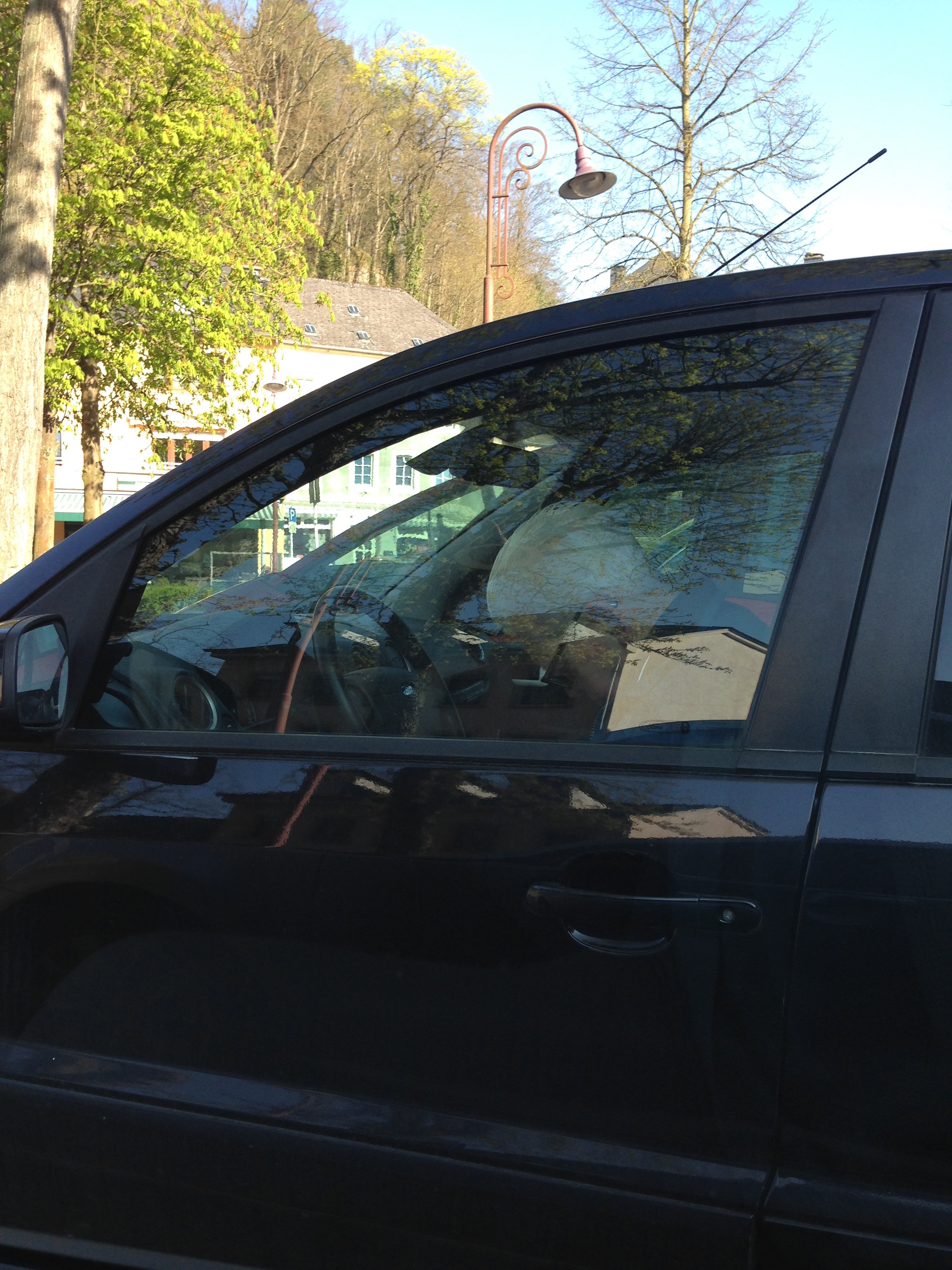 We had quite a scare when parking next to this man... and had to wait around to make sure he was alive :O