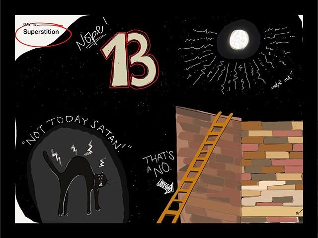 Day 15: Superstition
#aidamadeit #30daychallenge #ipadpaper #ipadpro #doodleallday #doodlersofinstagram