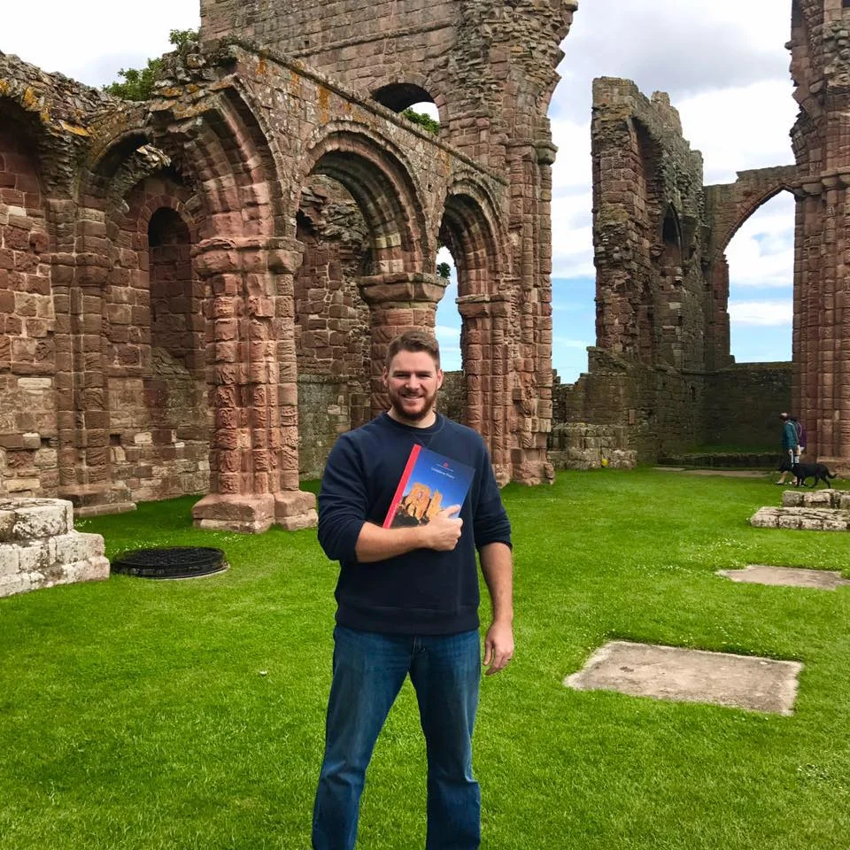 C. J. Adrien at Lindisfarne