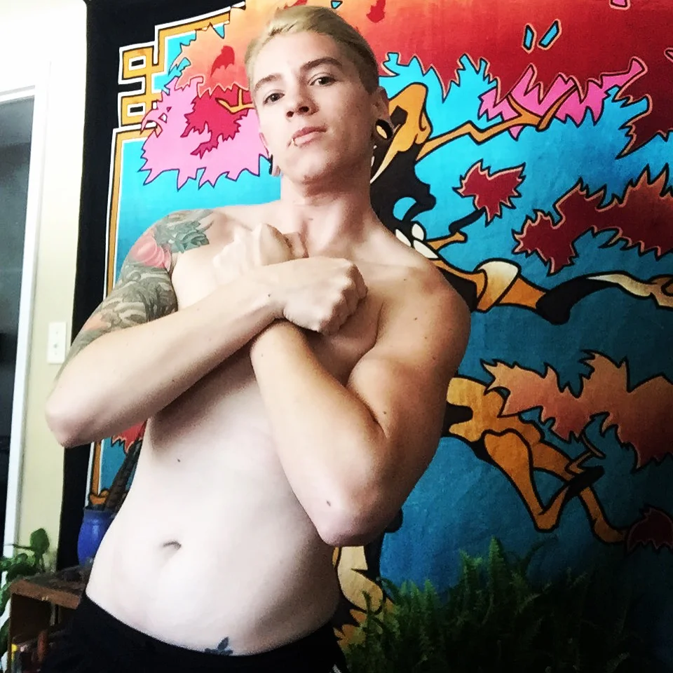 At the end of Phase 1, feeling much firmer in my upper body.