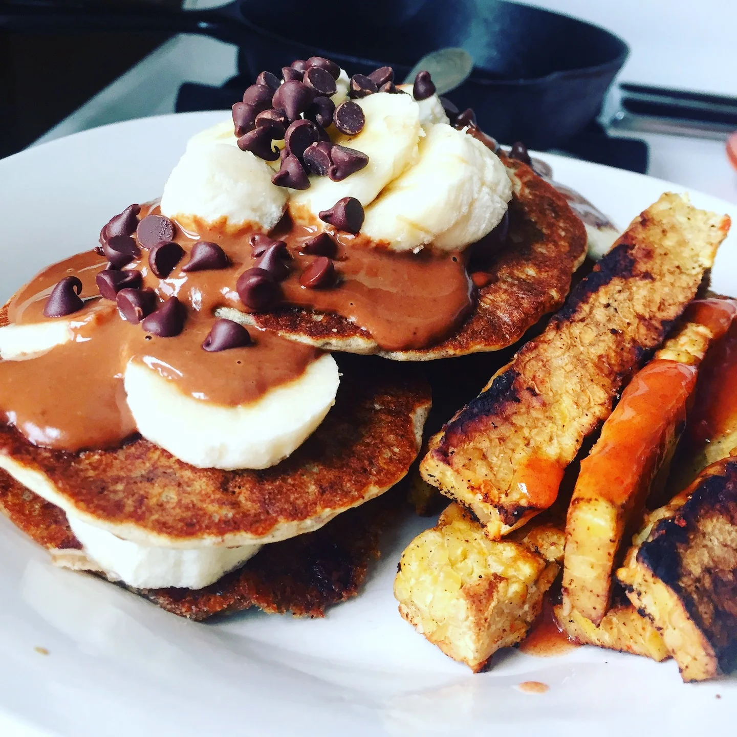 I ate a lot of pancakes during this bulk.