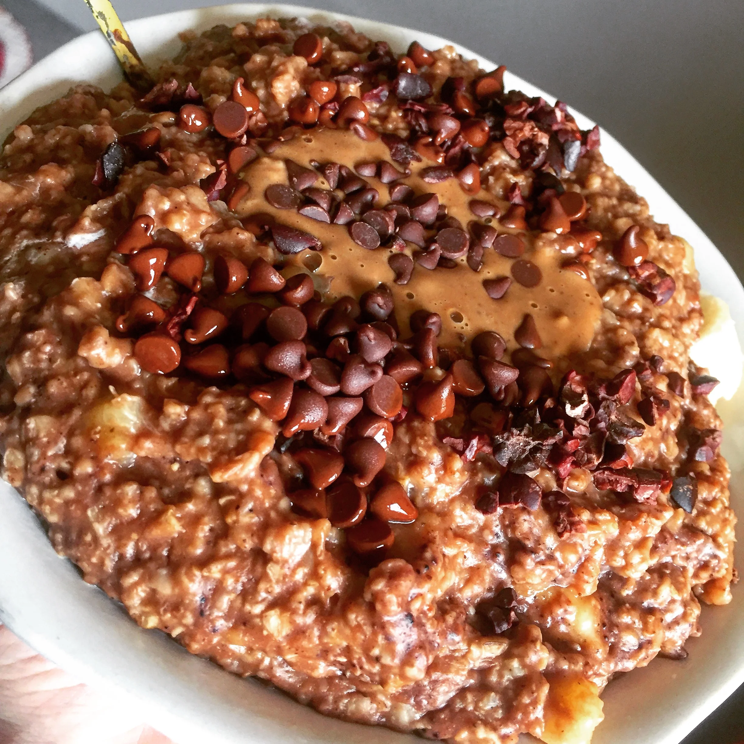 My bowls of oatmeal got supersized.