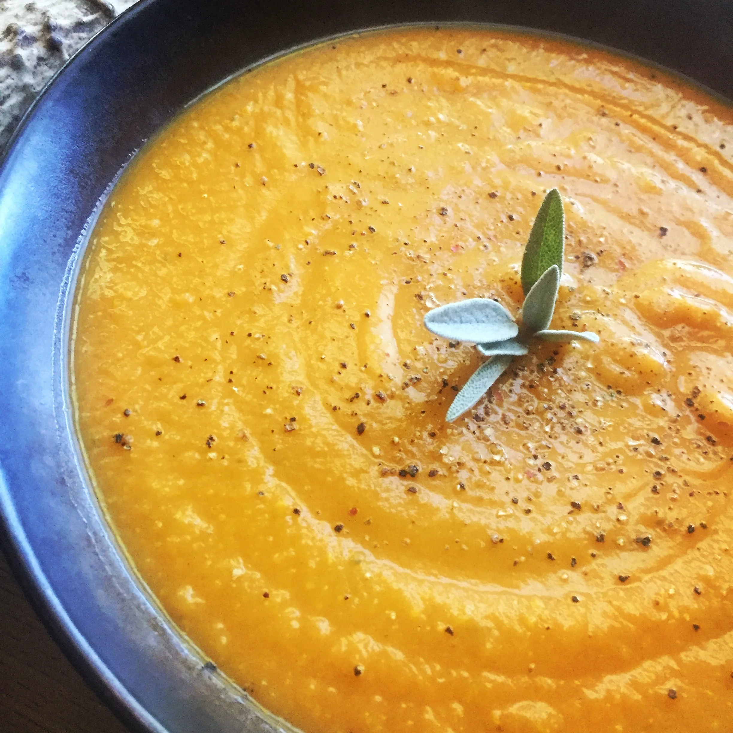 Simple Vegan Sweet Potato Soup