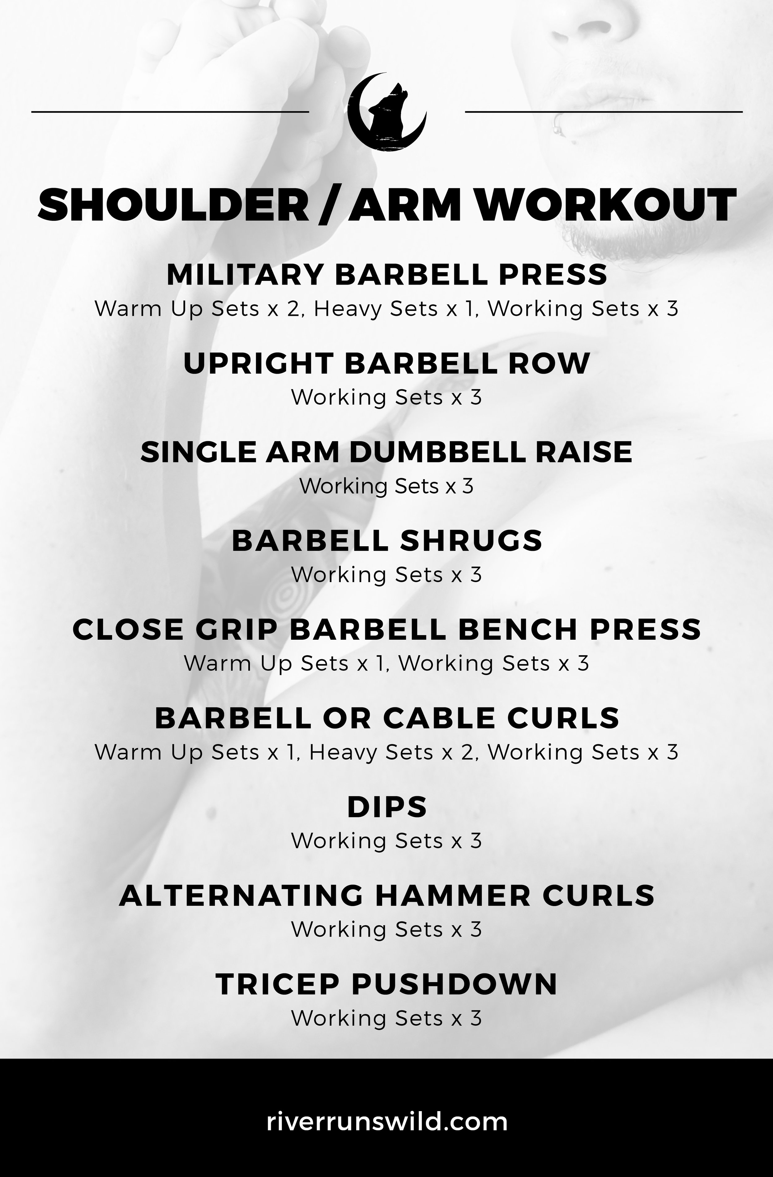 Shoulder / Arm Workout to Get Bigger - FTM Fitness — River Runs Wild - FTM  Fitness, Transition, Nutrition, Wellness