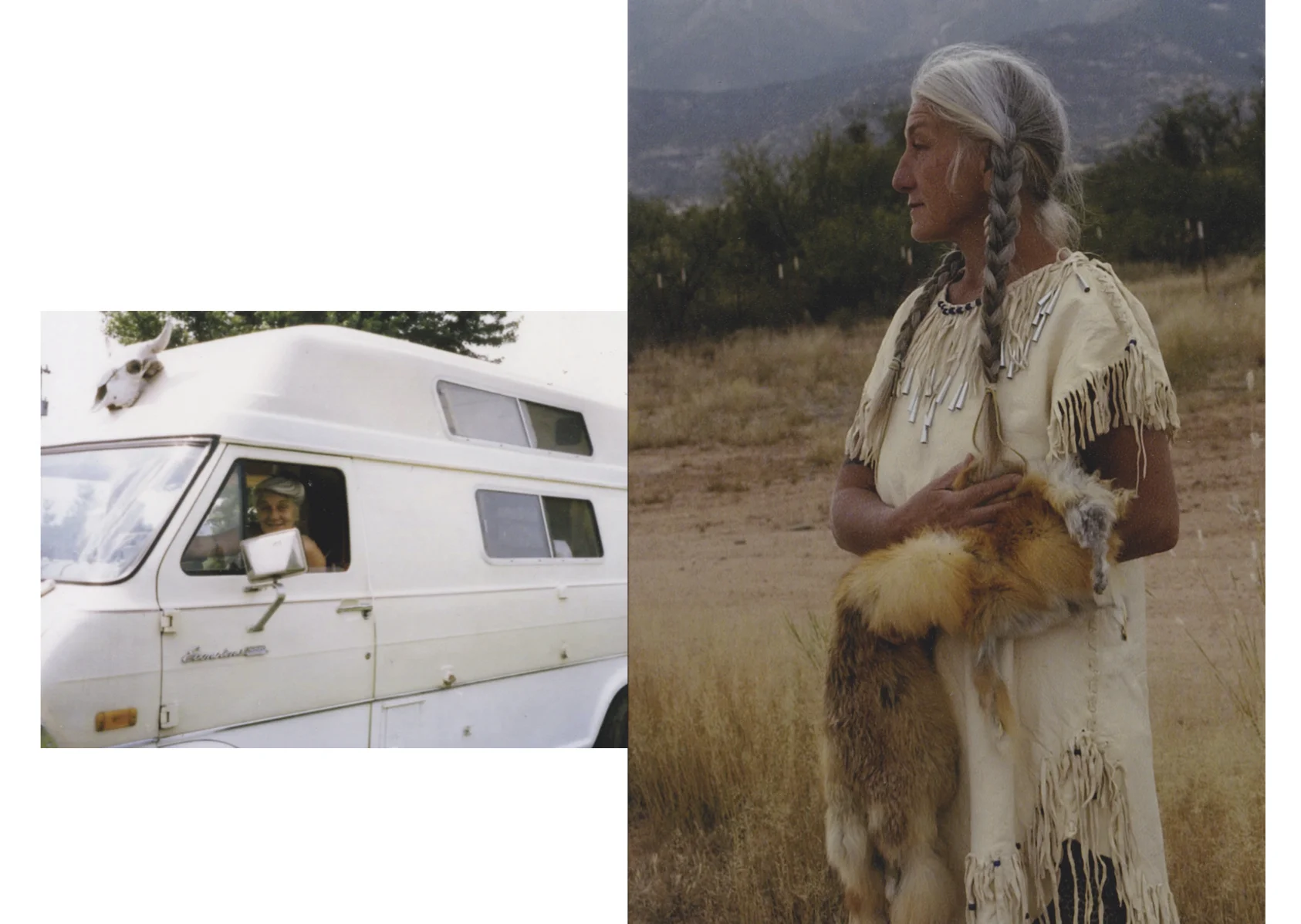 Left . The Arizona Dream Van. Right . Just Joan