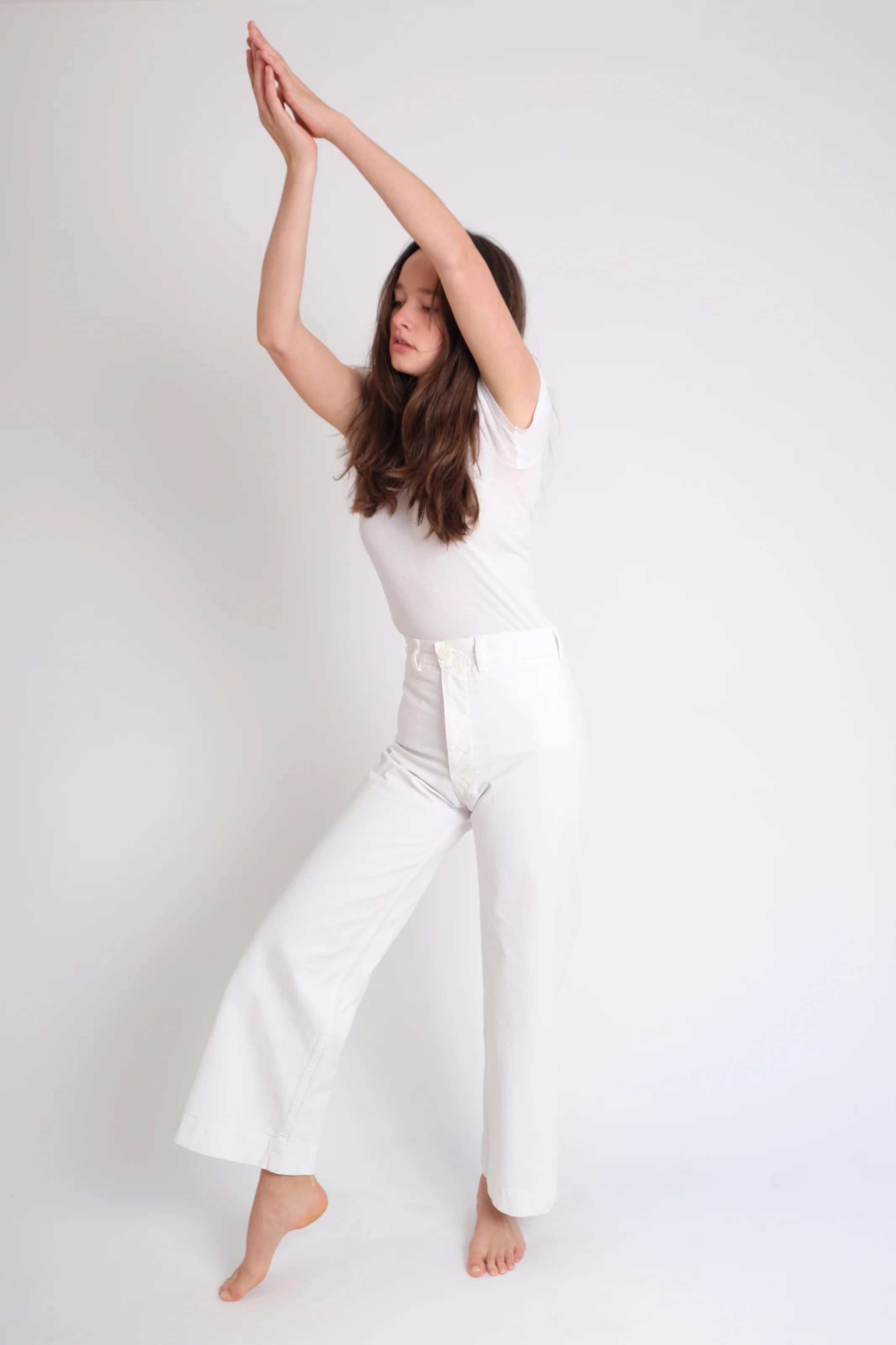 SAILOR PANTS ^ SALT WHITE — JESSE KAMM