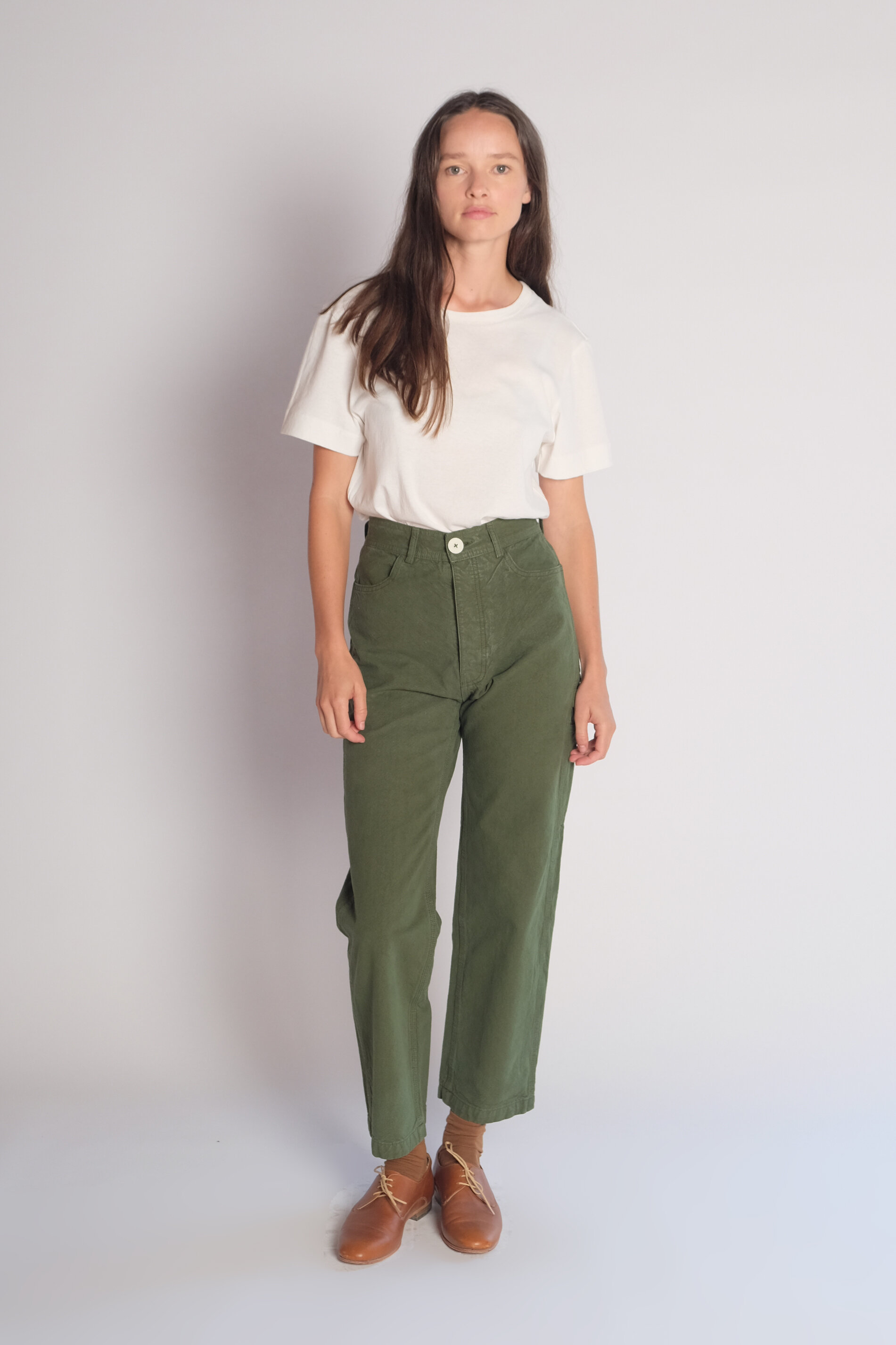 HANDY PANTS ^ OLIVE — JESSE KAMM