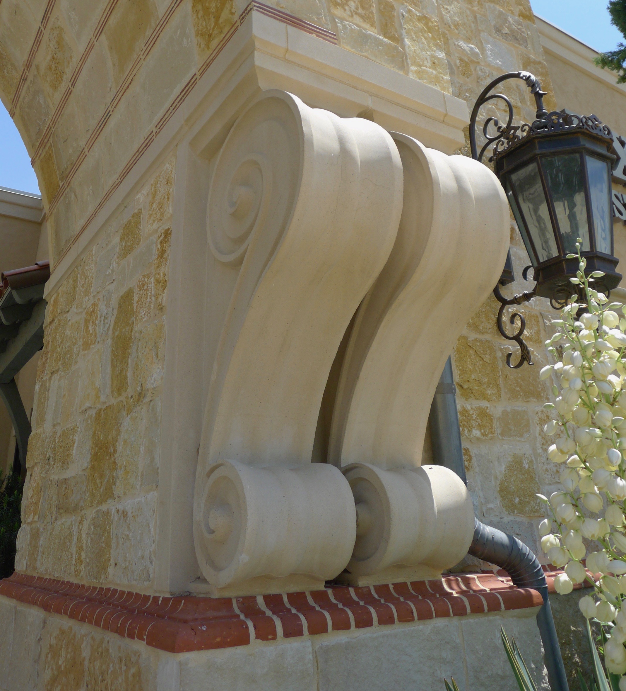 Decorative Cast Stone Column