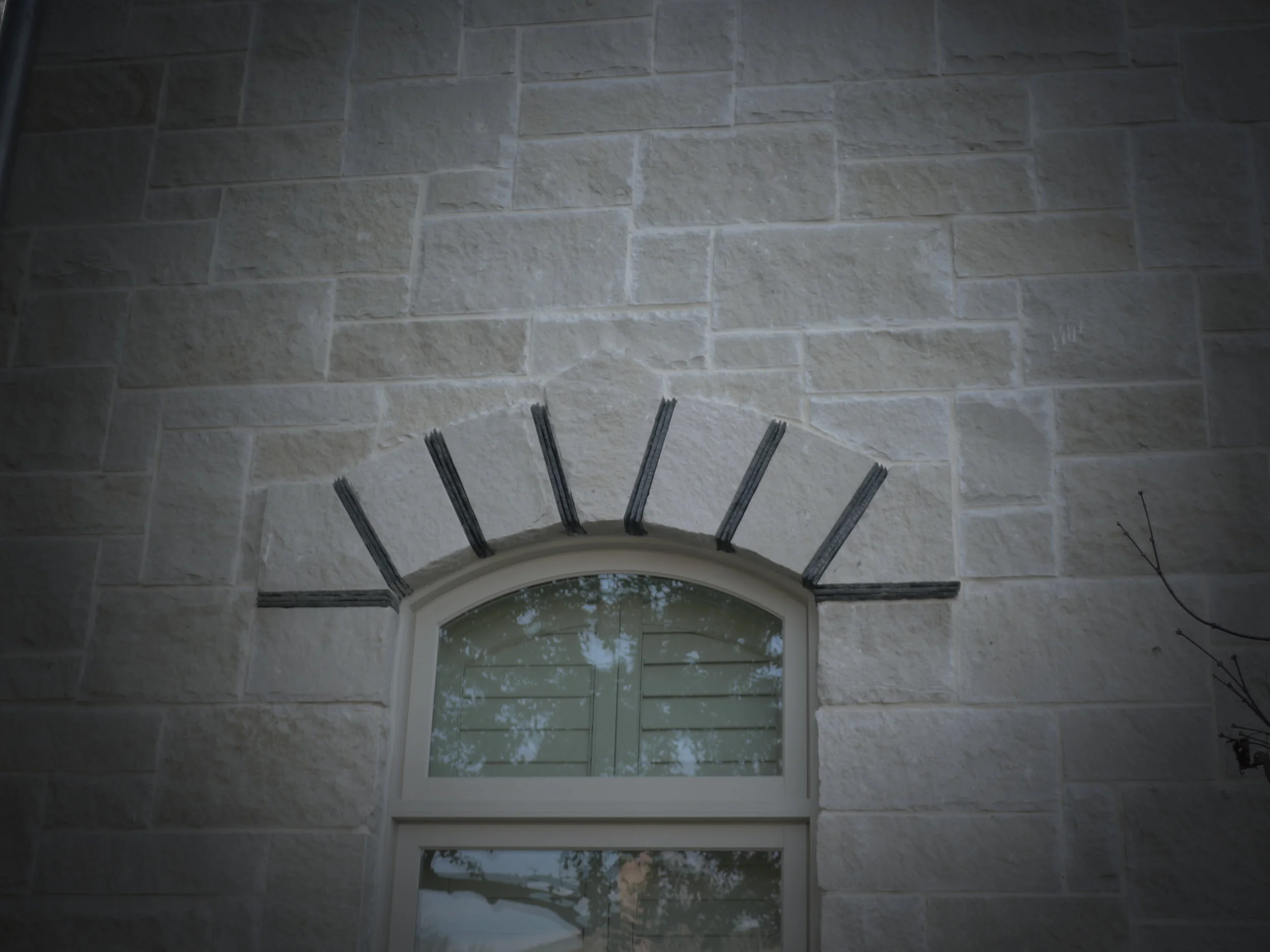 Mixed Stone Window Header