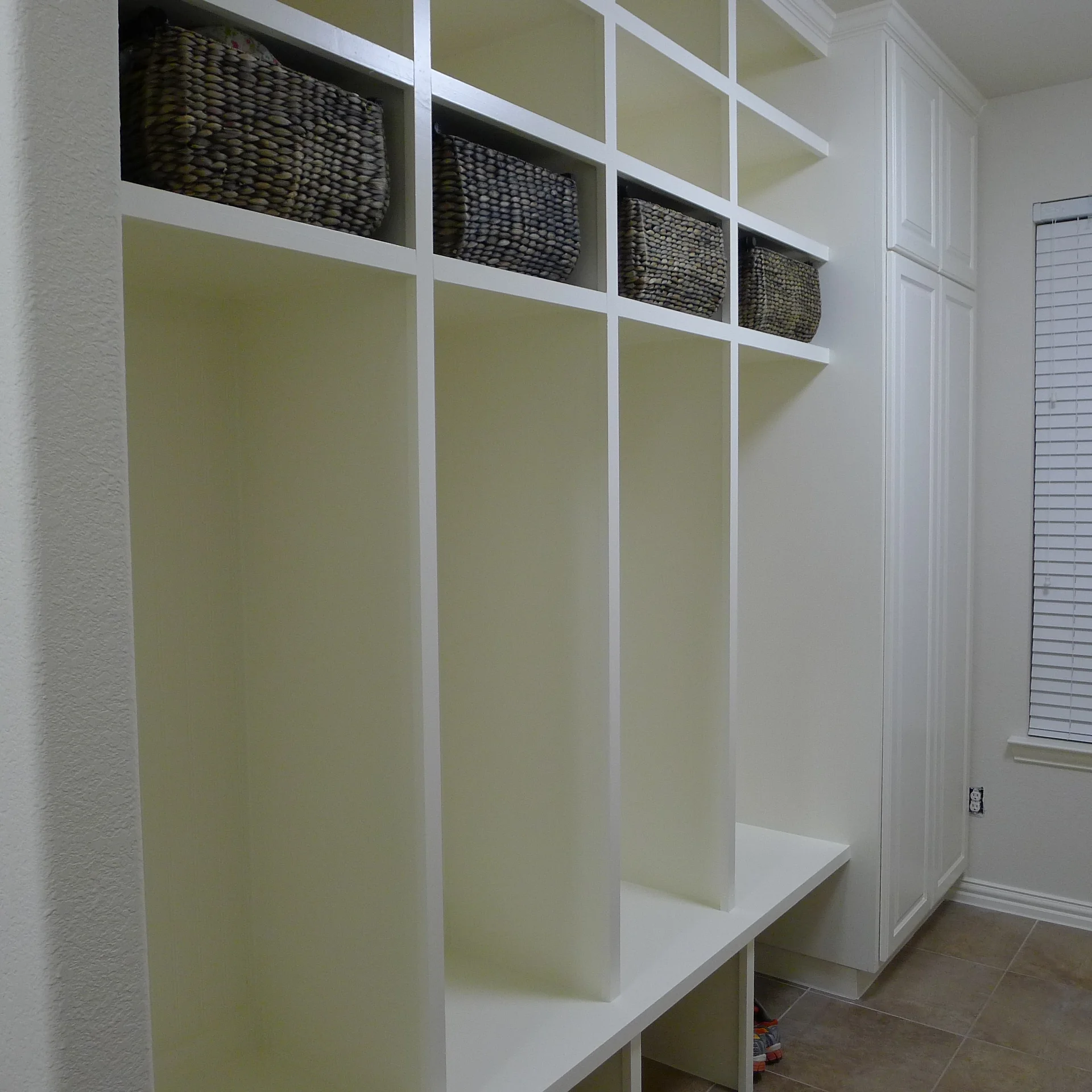 Built-In Mudroom Storage