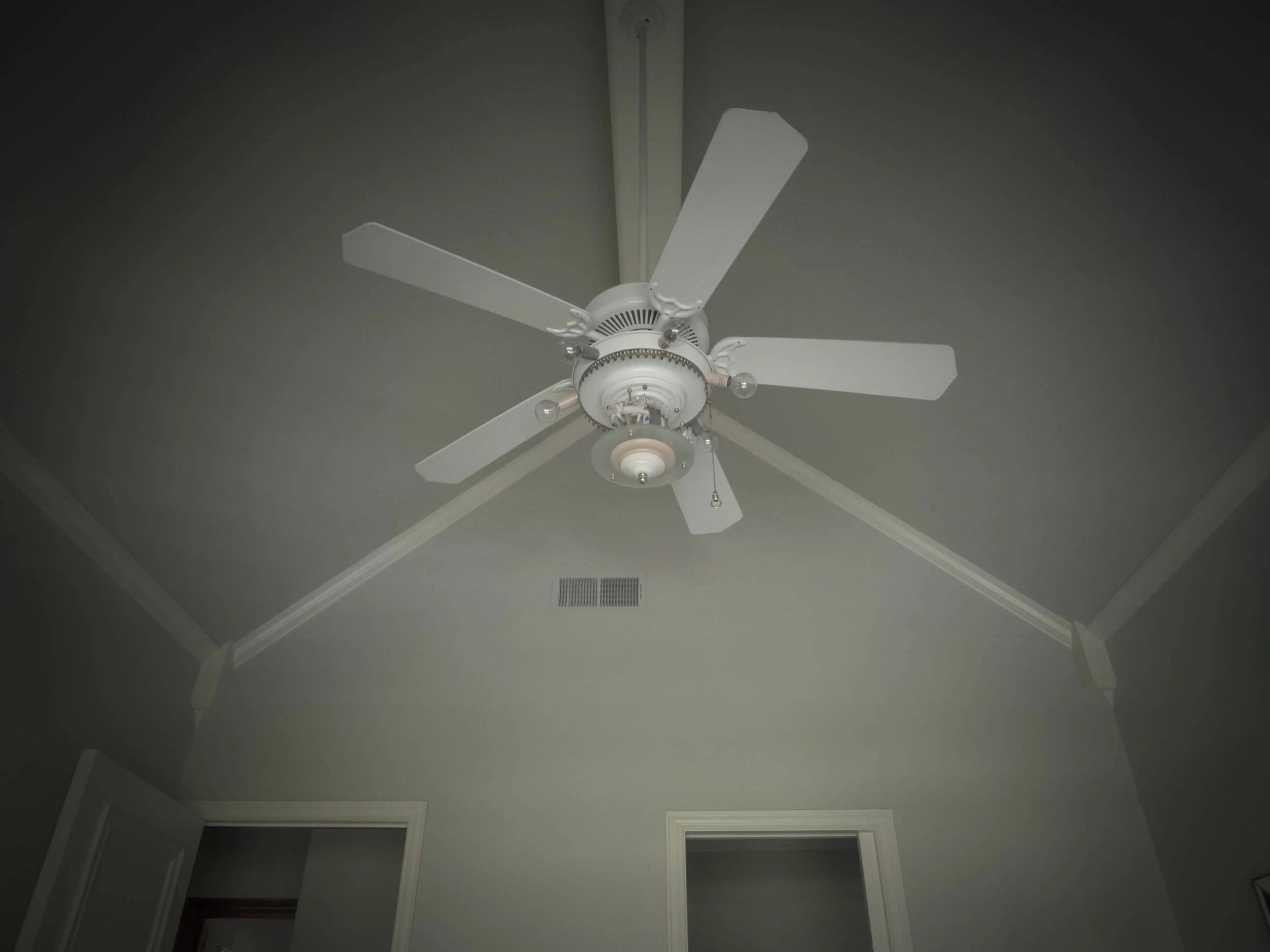 Vaulted Ceiling w/ Crown Moulding