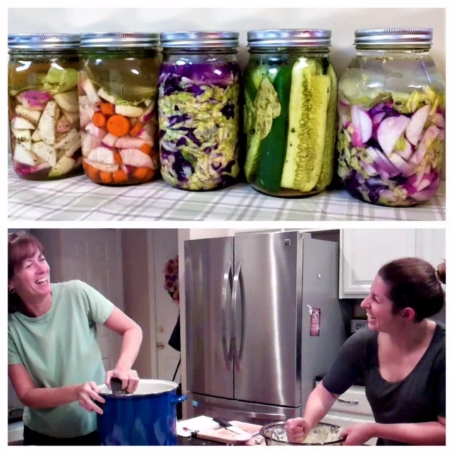 veggie fermenting make and take collage picture private class in home.jpg