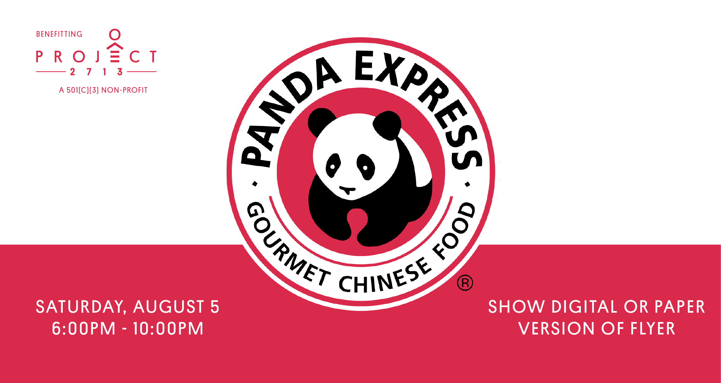 Panda Express Fundraiser Night