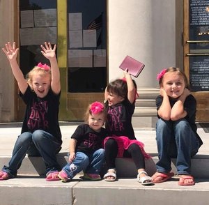  The Murphy girls on Adoption Day