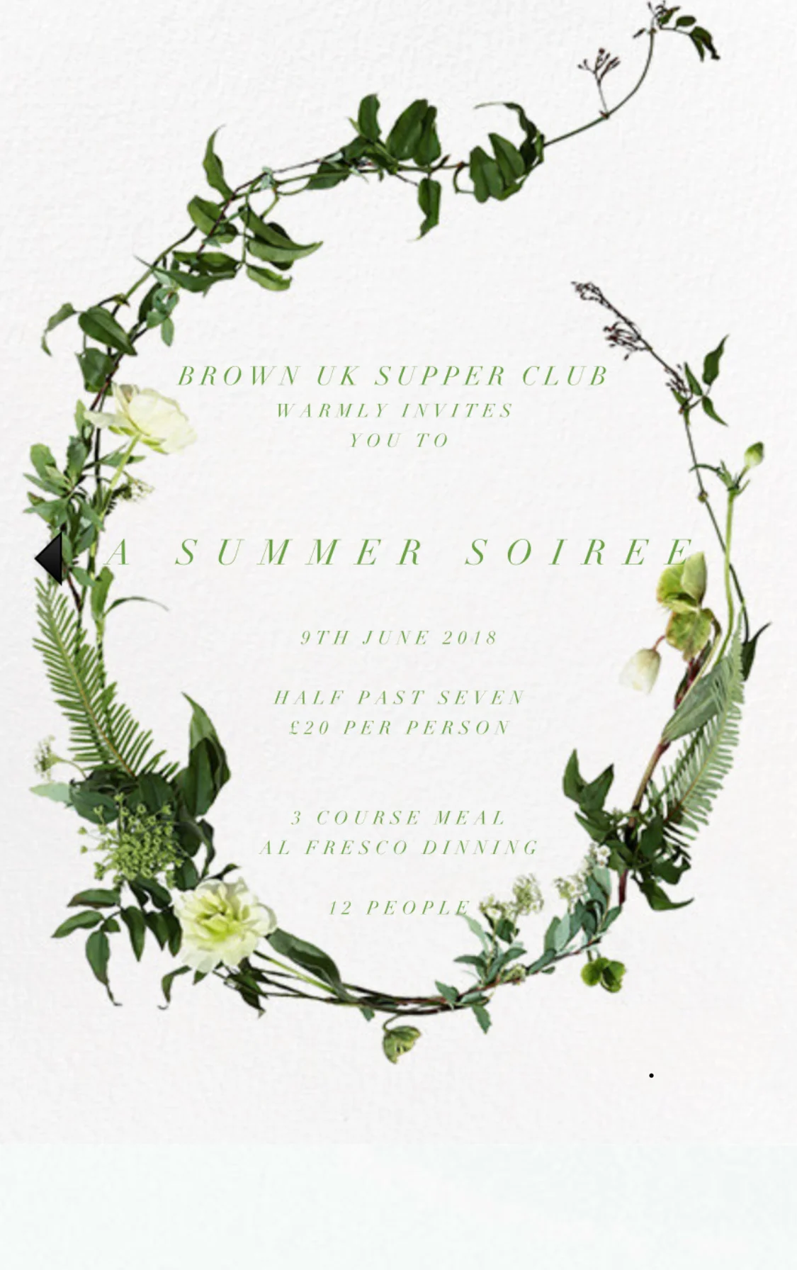 A Summer Soiree -- BCUK Supper Club in Chelsea, London
