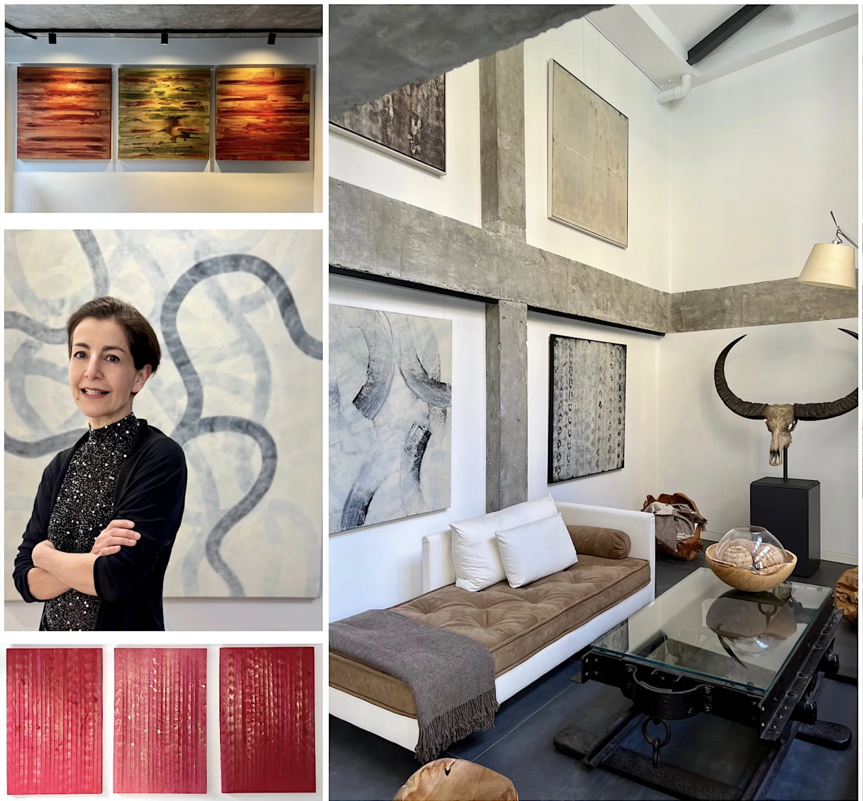 Studio Visit with Clerkenwell-Based Artist Azadeh Ghotbi ('91) 