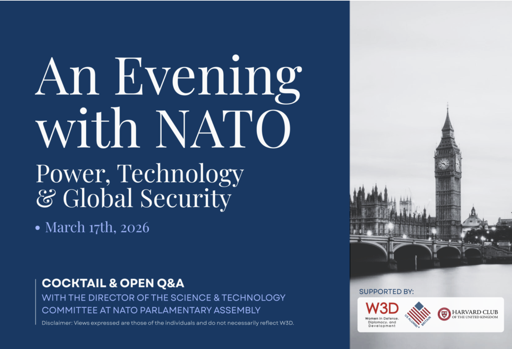 An Evening with NATO: Power, Technology &amp; Global Security