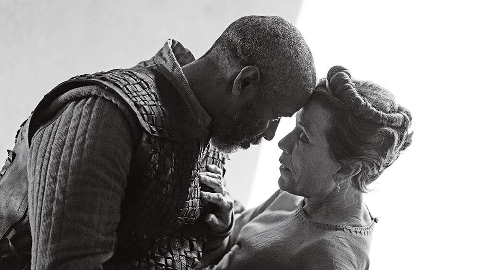Denzel Washington and Frances McDormand in Joel Coen’s The Tragedy of Macbeth.