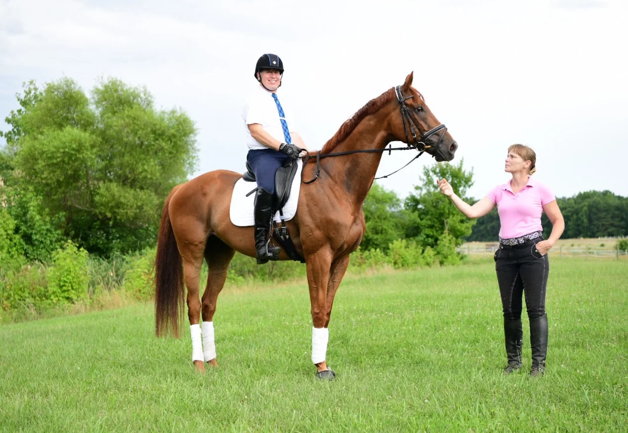 Chris and The Hooman in Maryland. Photo credit Kathy Landman.