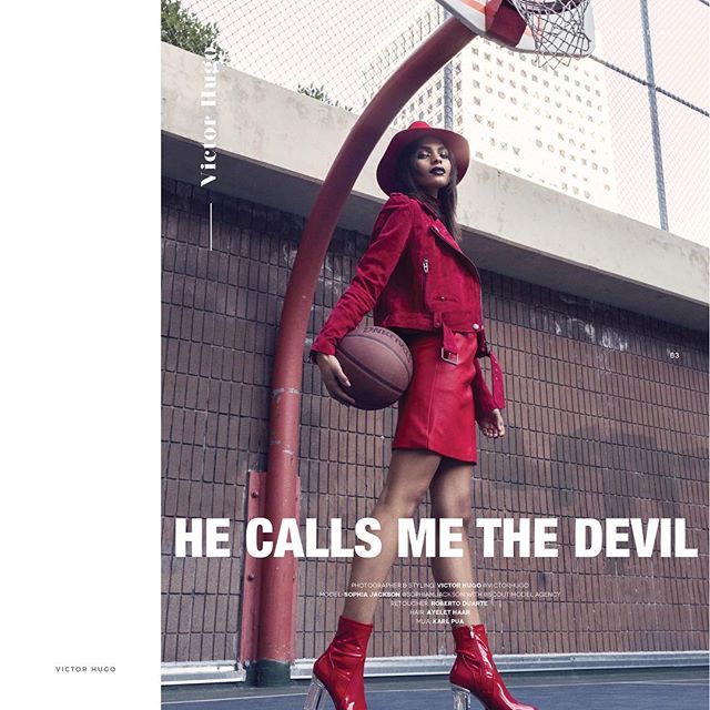 &ldquo;He Calls Me The Devil&rdquo; for @theeditorialqc 💄 #facebypua 💇 @ayelethaar 👔📸 @victorhugo.jpg retouch: @bert.jpg 👤 @sophiamjackson @scoutmodelagency