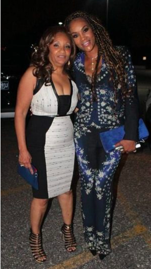 Edrea Davis with JazzmynePR client, Vivica A. Fox