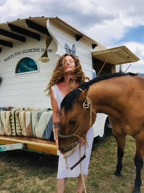 Scarlet Ravin’s White Fox Medicinals Invokes Traditional Herbal Healing with Traveling Storefront Medicine Wagon