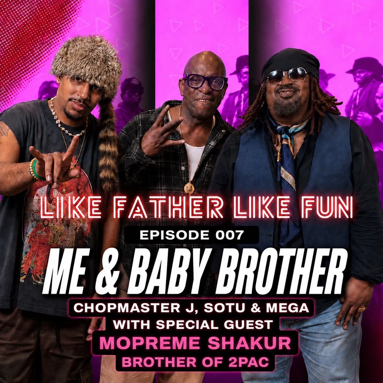 Digital Underground Co-Founder Chopmaster J  Celebrates 2Pac’s Birthday With Mopreme Shakur on Commemorative Episode  of “Like Father Like Fun” Podcast
