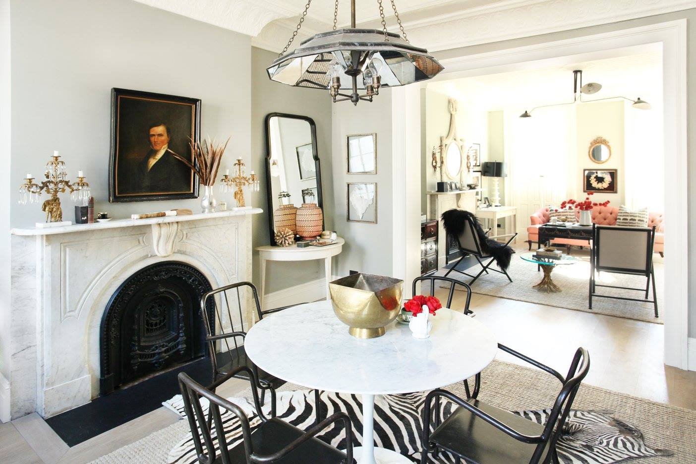 Trying to capture this eclectic feel in your own apartment or home? Go antique shopping! Mixing in antique paintings, accessories and furniture makes a space so much more interesting than using all squeaky clean West Elm or Ikea.