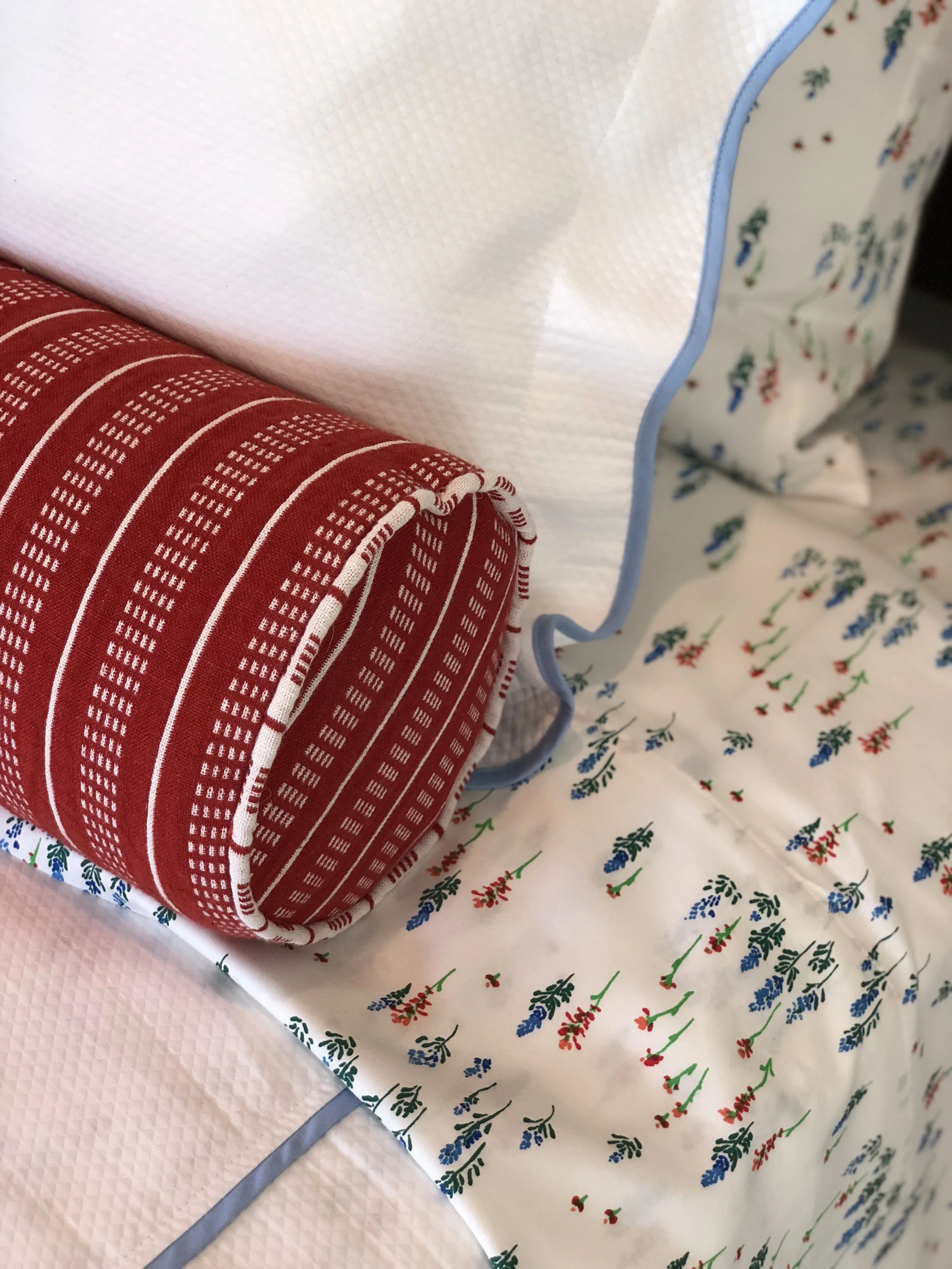 Bedding by Biscuit Home in the childrens’ room by Meg Lonergan.