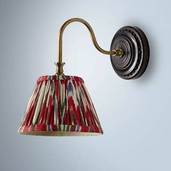 Sconces deserve gathered shades, too!