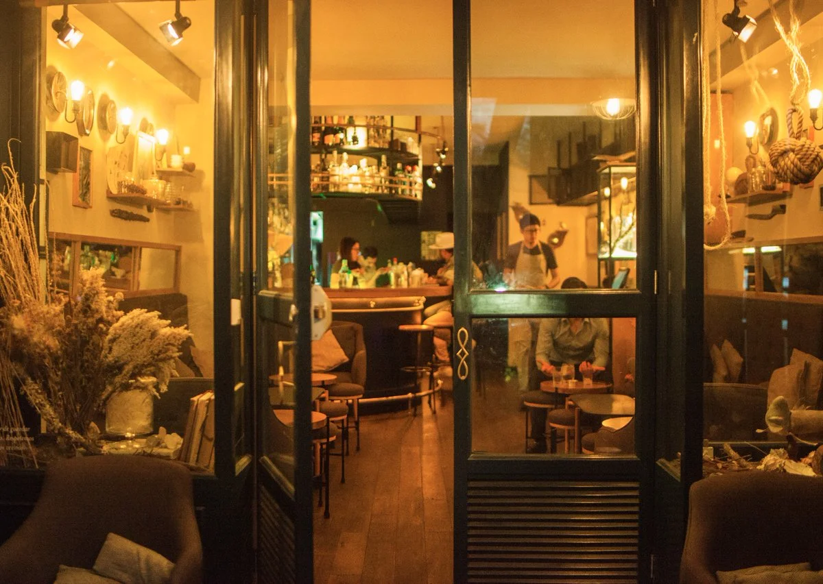 I didn’t take any photos, but here’s one that captures the warm coziness. Source here .