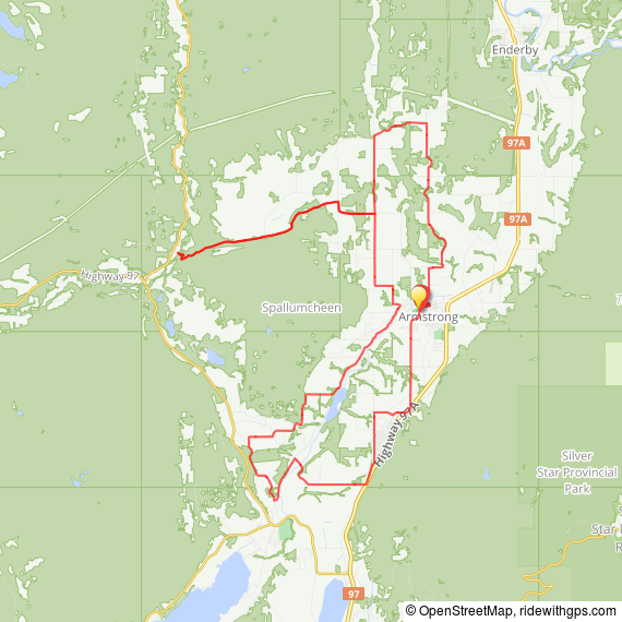 NEW 73km route