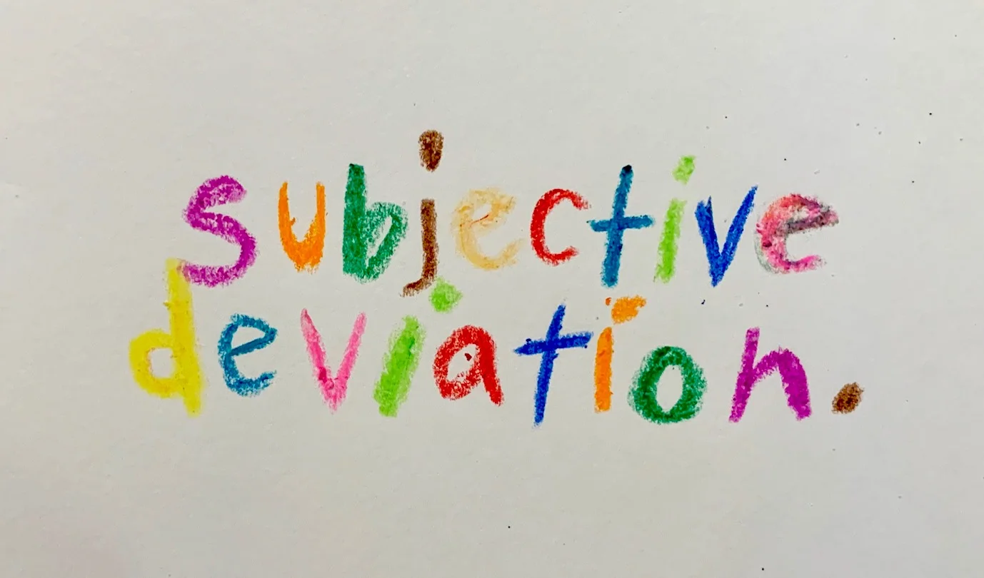 subjective deviation