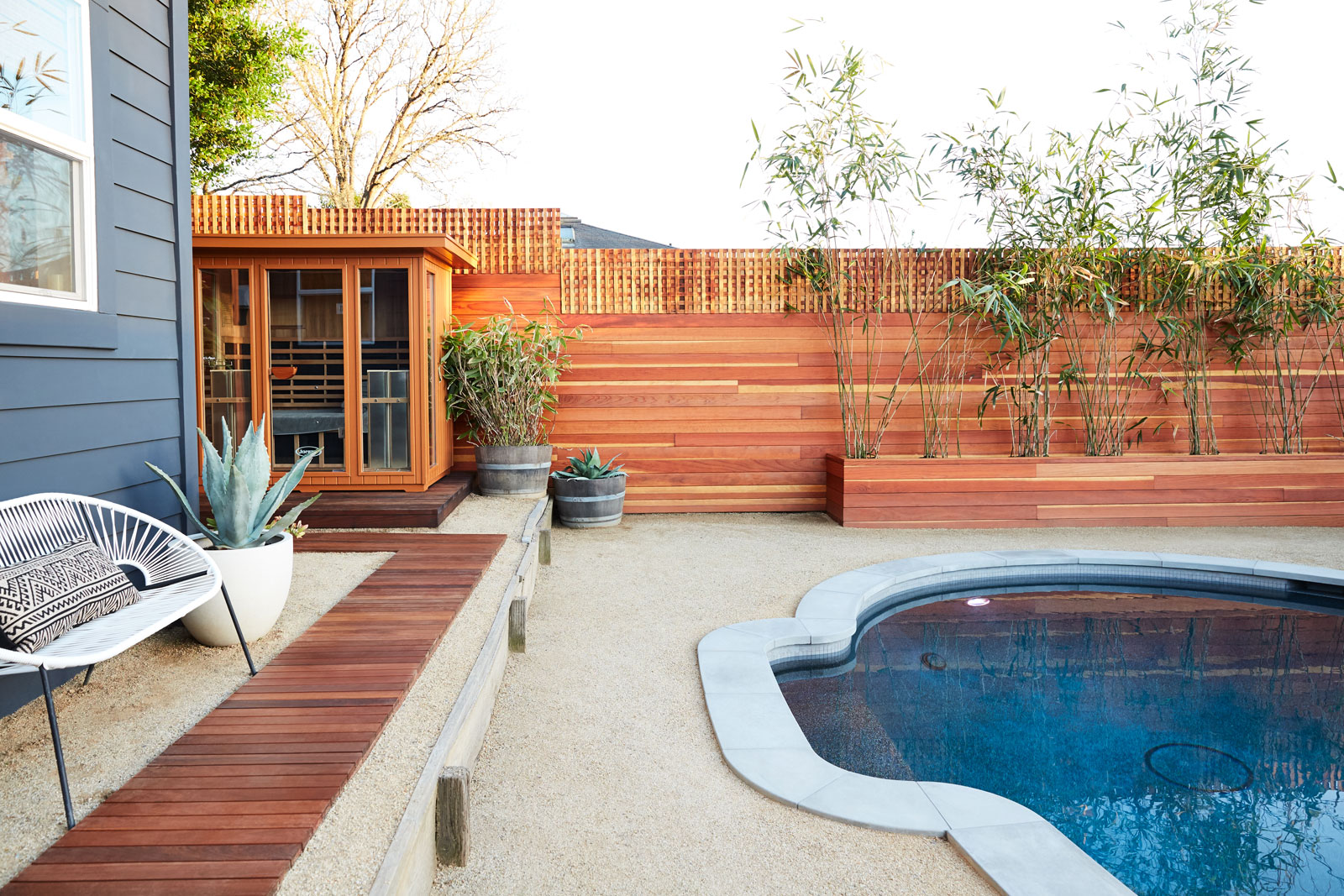 Backyard Pool & Sauna