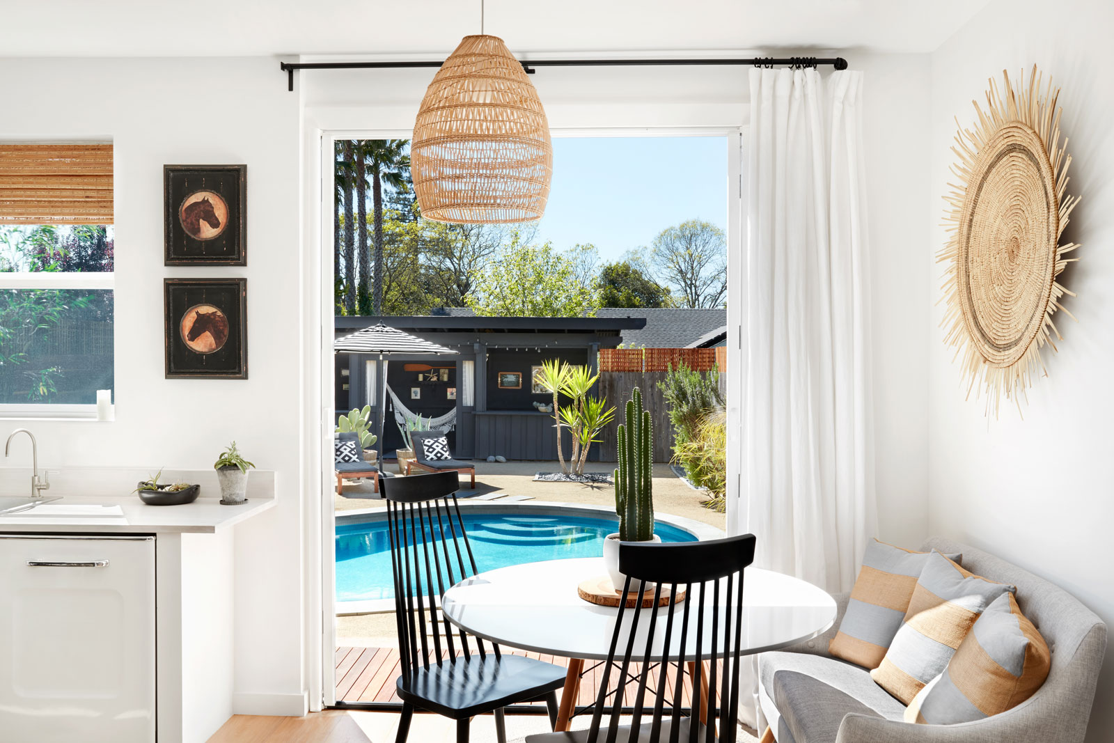 Dining Room Overlooking Pool