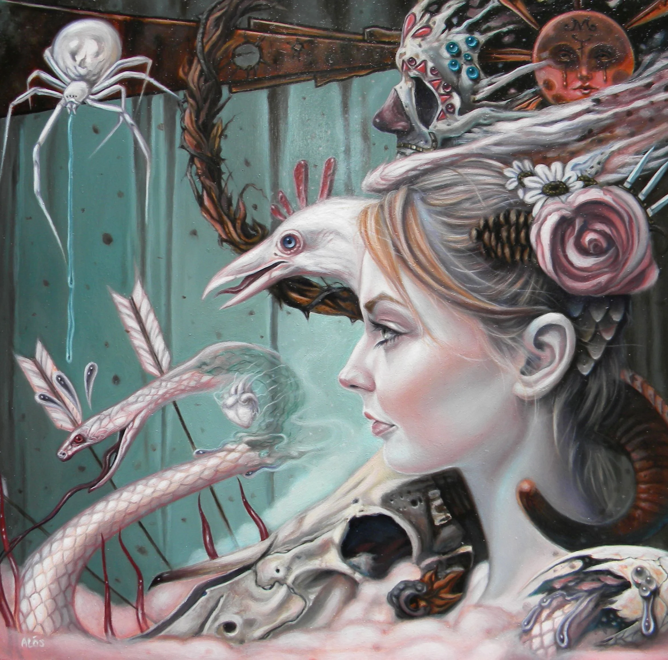 Harvest 12x12" oil on wood 2015