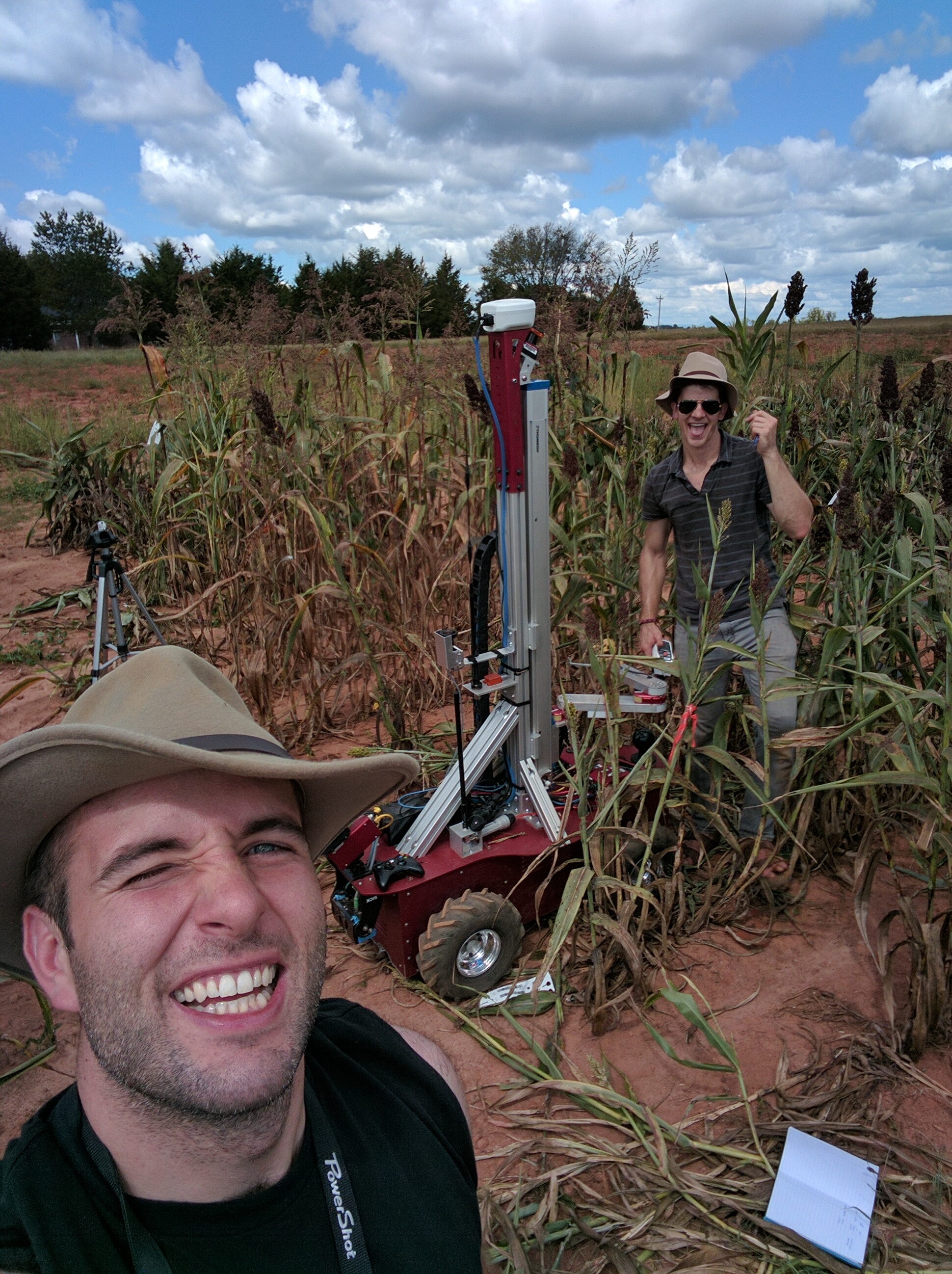 Field testing near Clemson University 