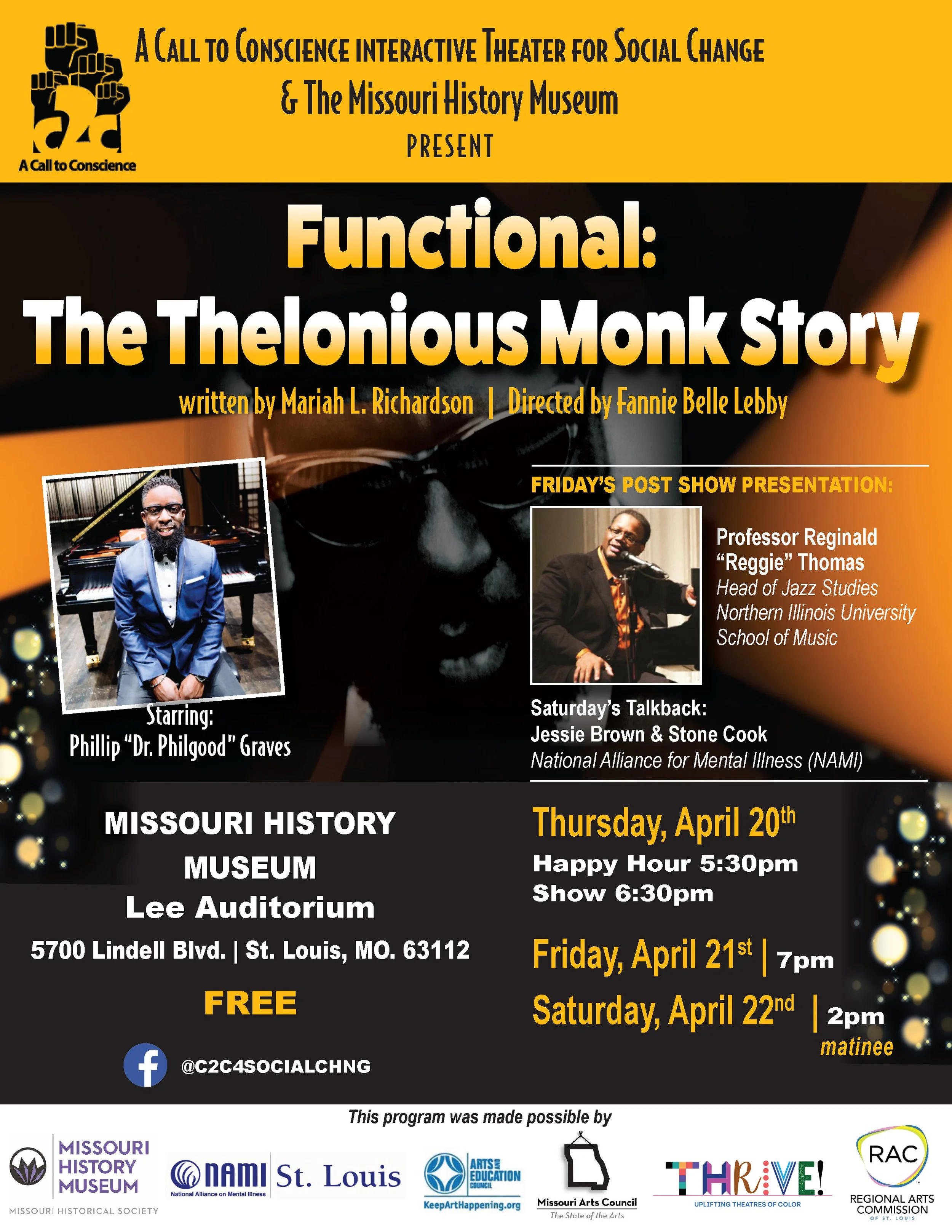 Functional: "The Thelonious Monk Story" starring Phillip "Dr. Philgood" Graves