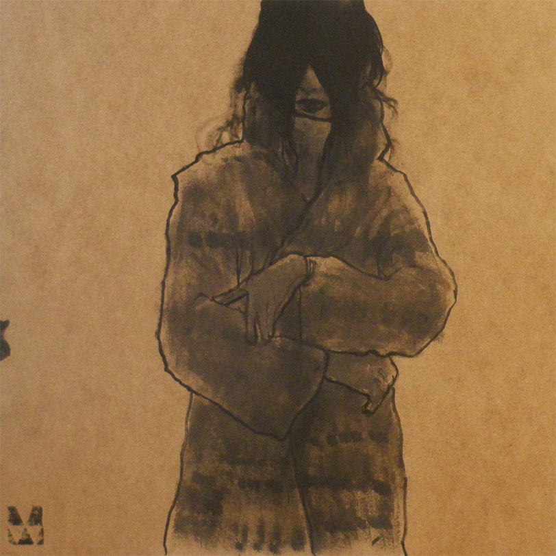 011_ink on wood 300/300 