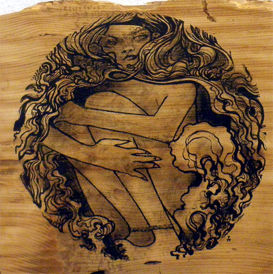 015_ink on oakwood ca 400/400 sold