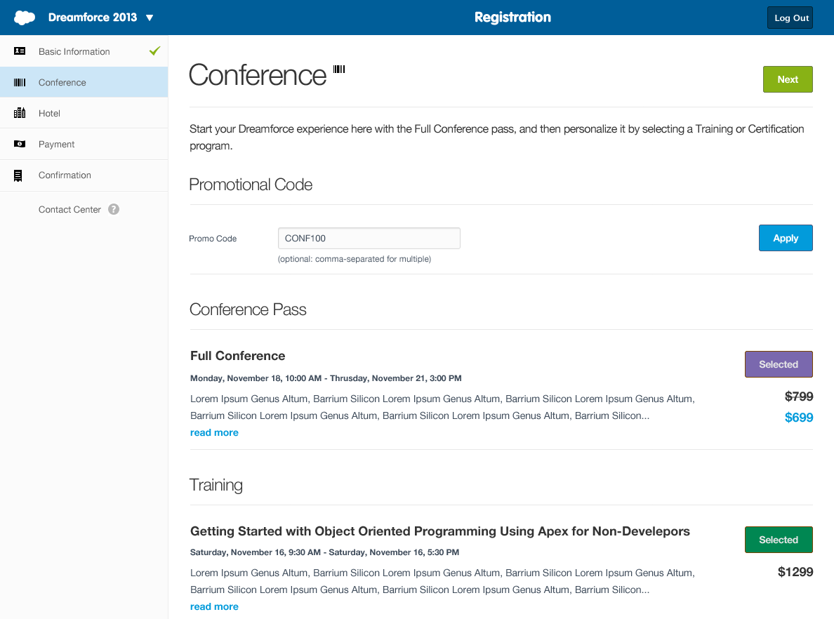 Conference Passes