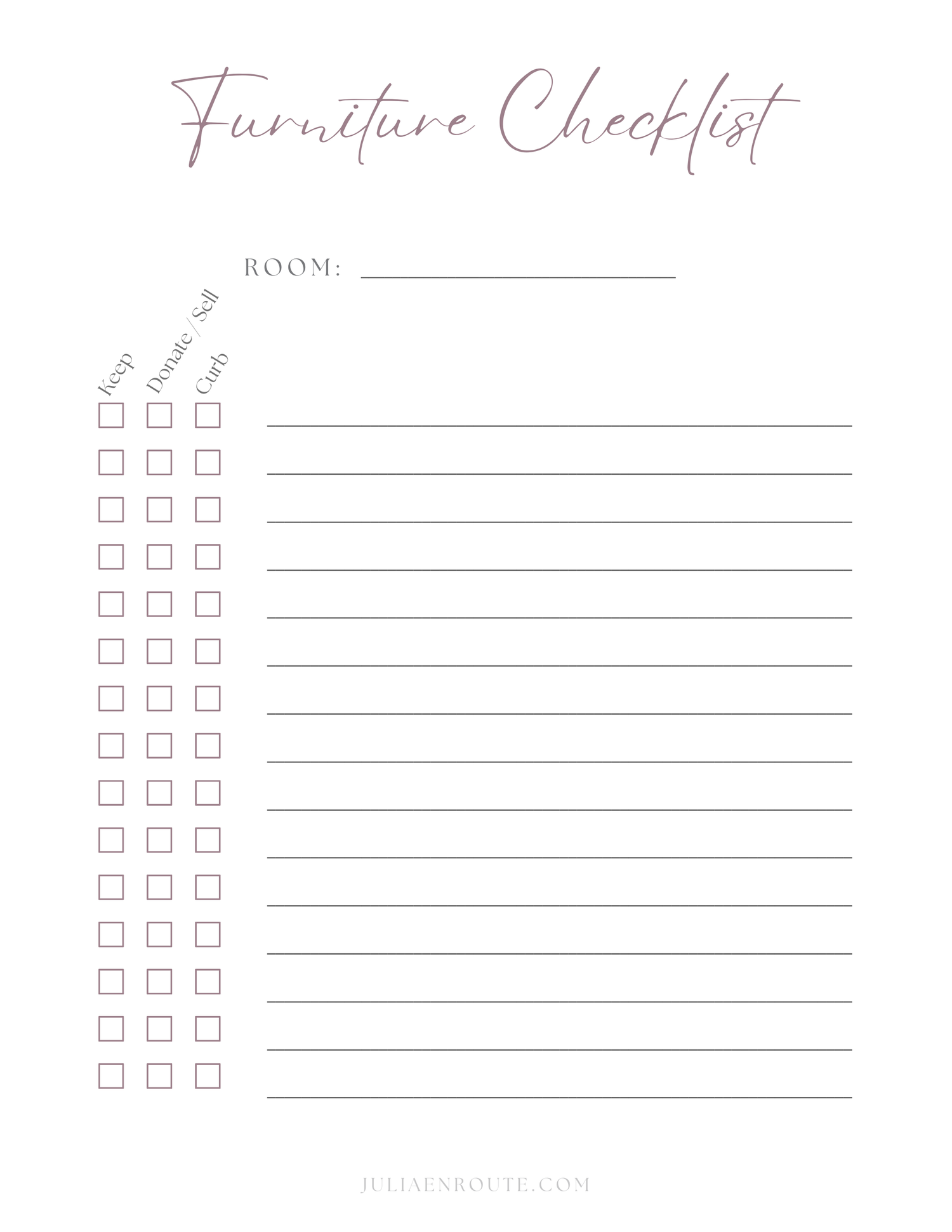 Moving Tips and Tricks + Printable Checklists! — Julia en Route