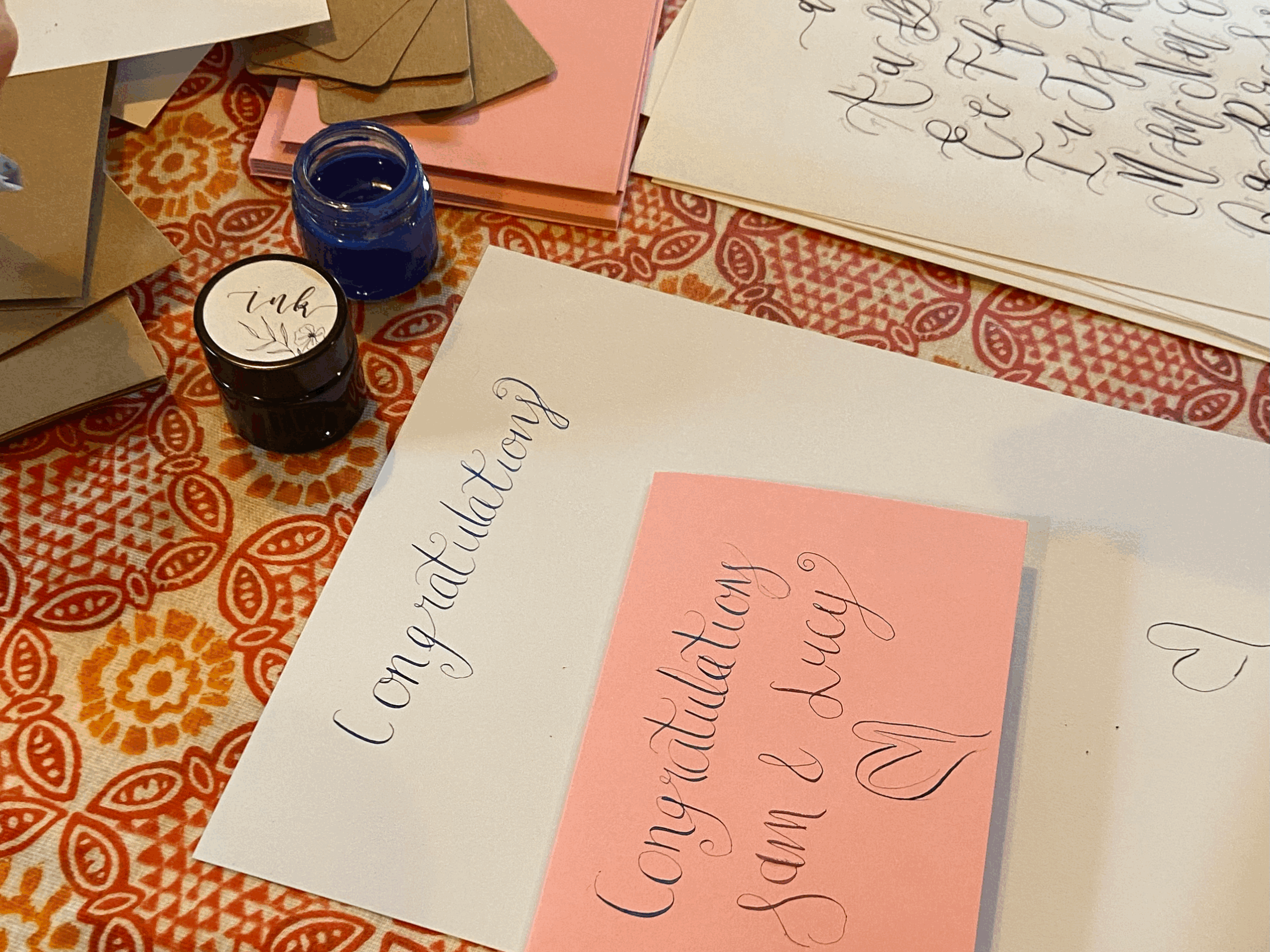 learn calligraphy classes brighton