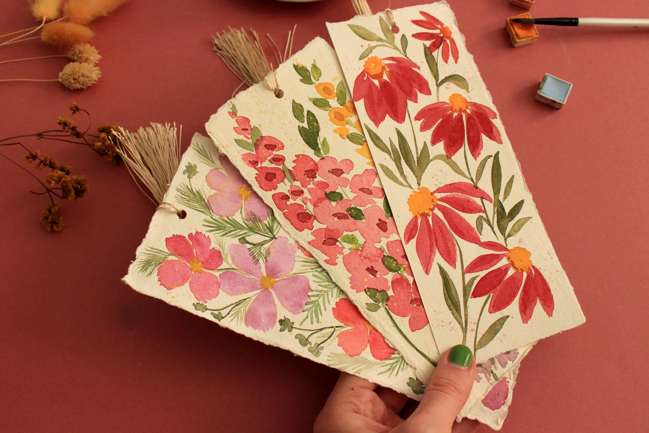 Watercolour Bookmark Workshop Newhaven East Sussex