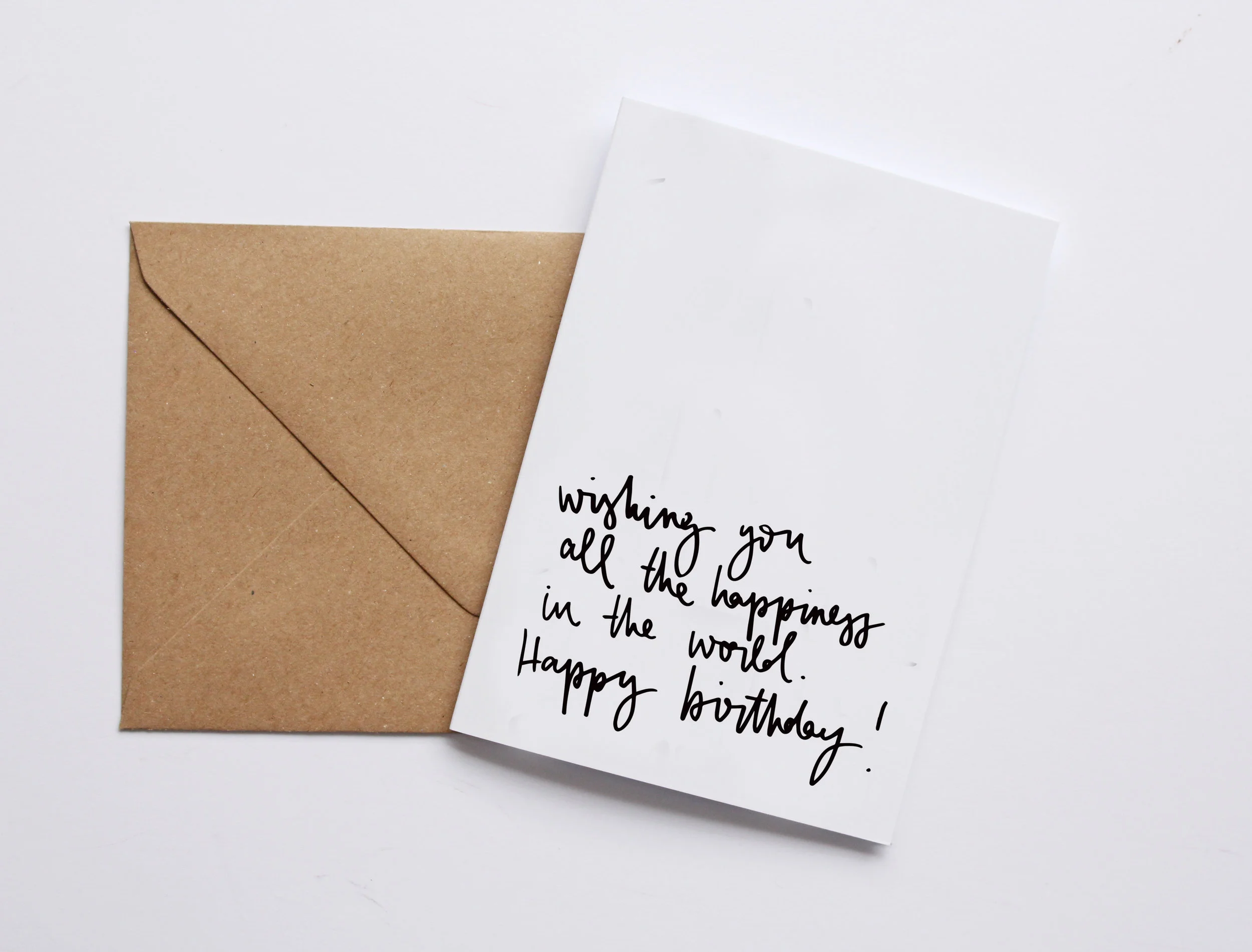 modern birthday card