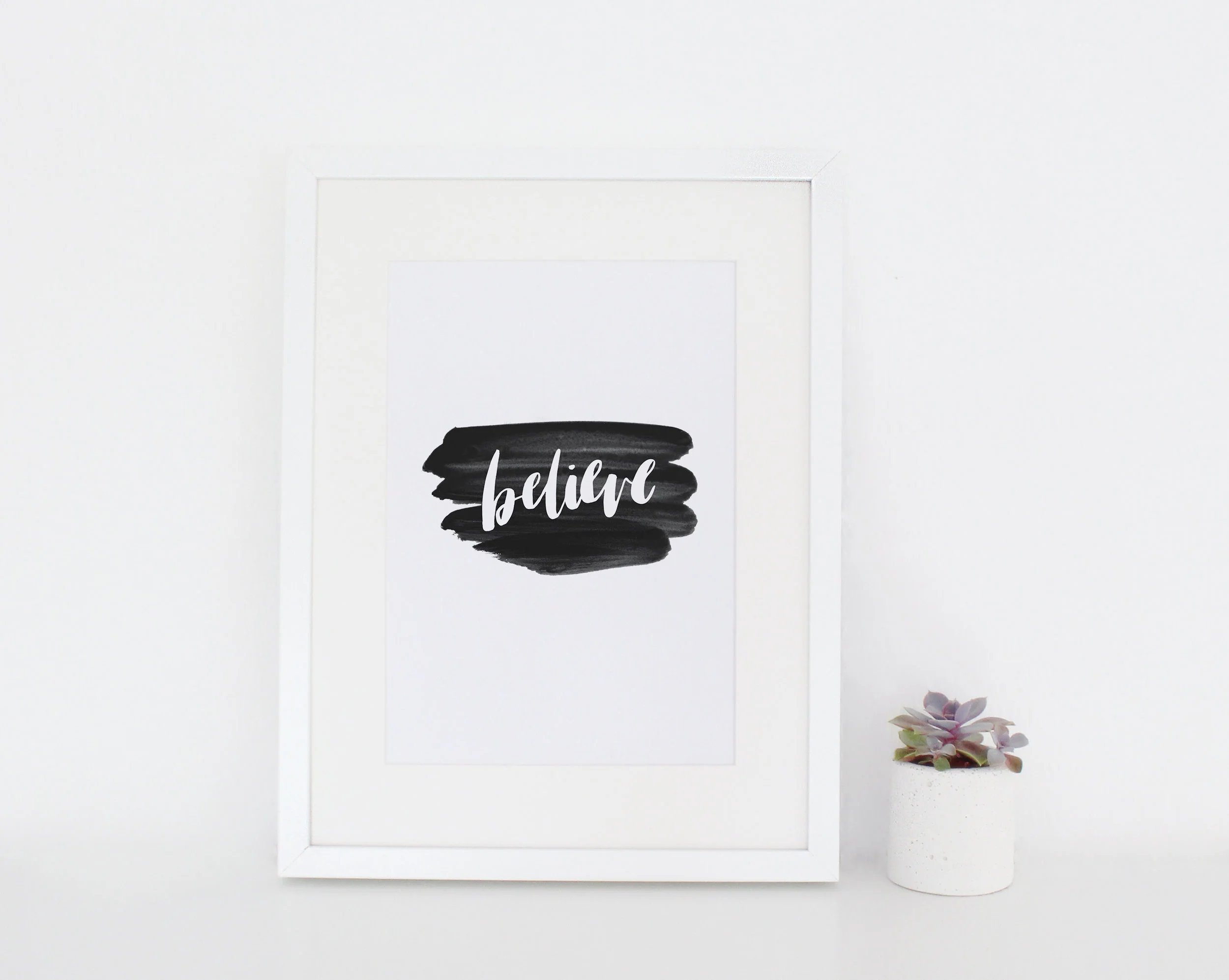 believe print