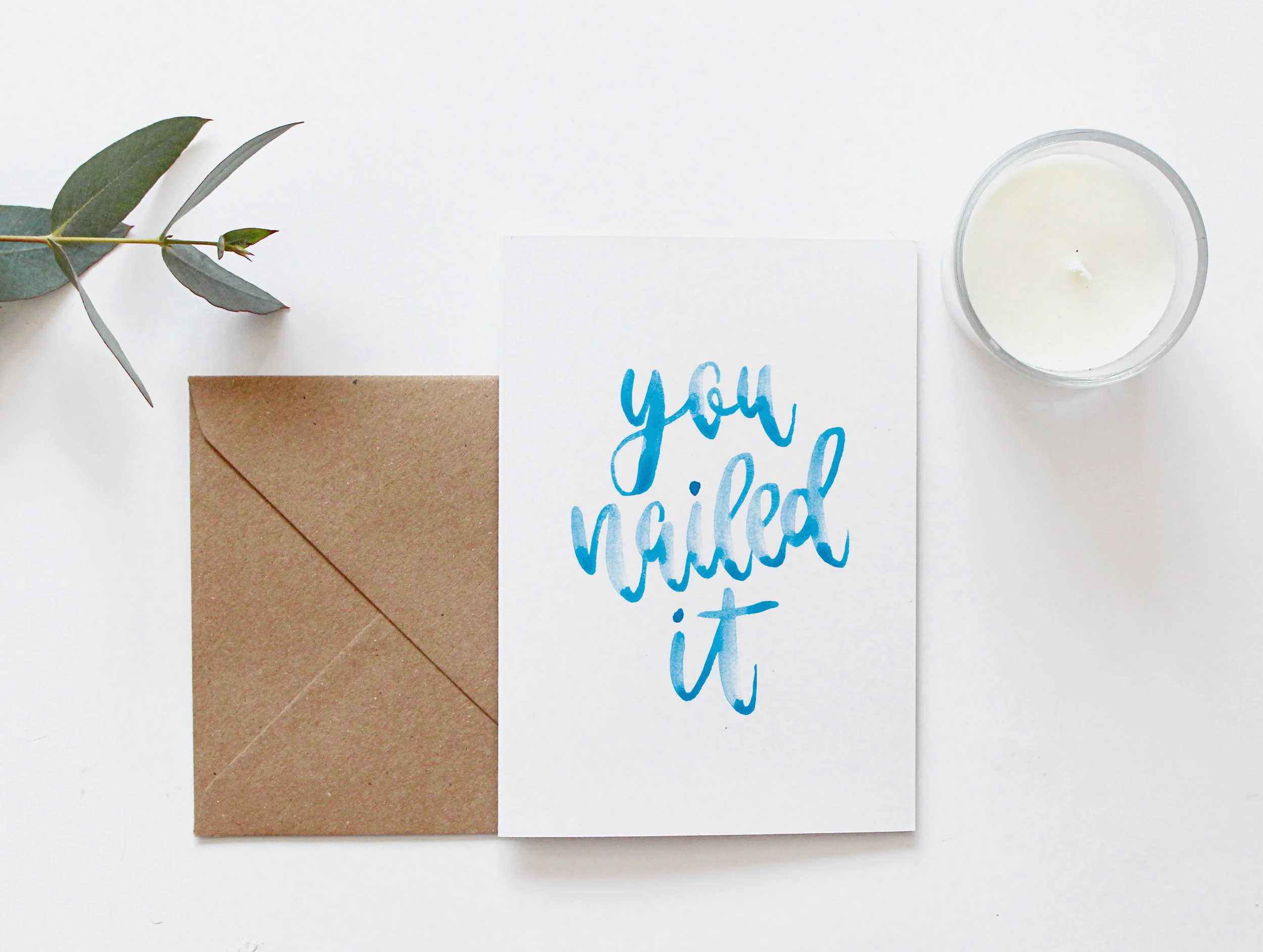 you nailed it card