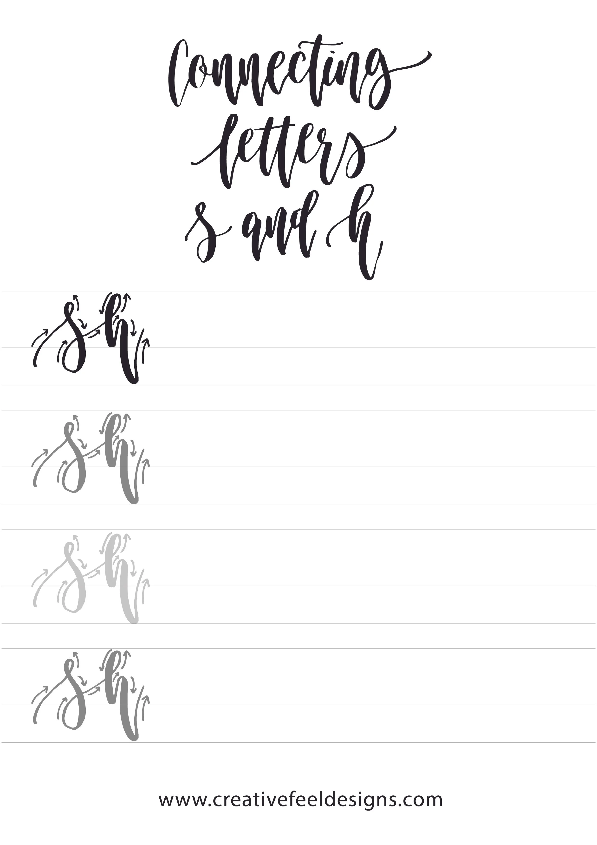 Beautiful word tracing practice - FREE brush lettering worksheet - Modern  Calligraphy Kits and Classes, Calligraphy Inks