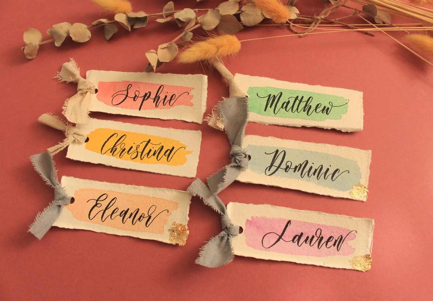 If you&rsquo;re planning a spring or summer wedding, this is your sign to not overlook the place cards ✨

These little details do more than guide guests to their seats - they become part of your tablescape, your colour palette, and the overall feel o